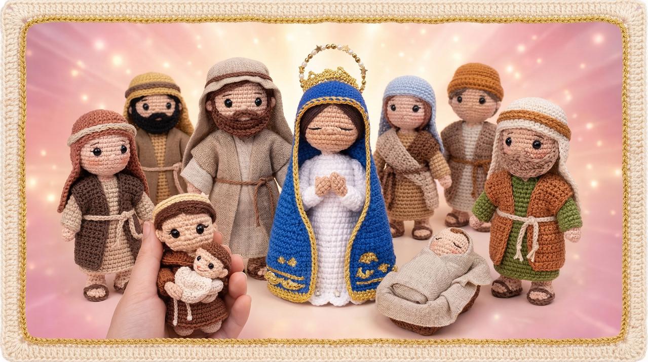 Modelos prontos para Amigurumi religiosos